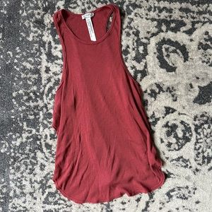 Free People split side tank top size s